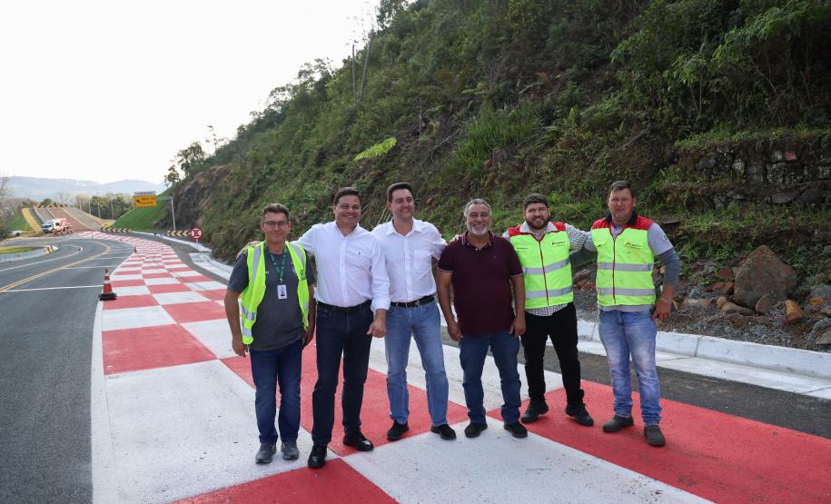 PR-170 vistoria na nova área de escape