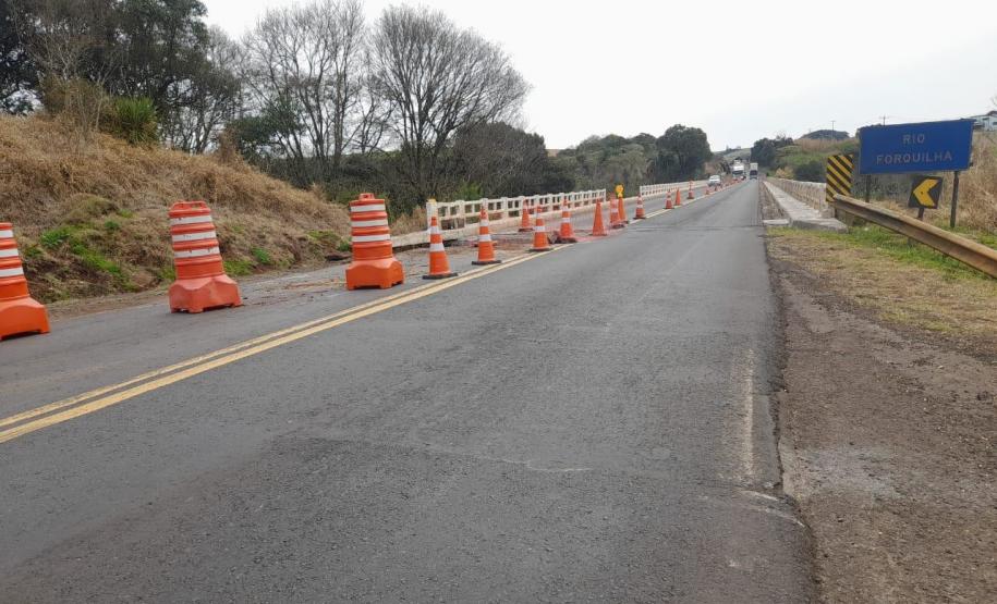 Obras de Conservação da ponte sobre o Rio Forquilha na PRC-280