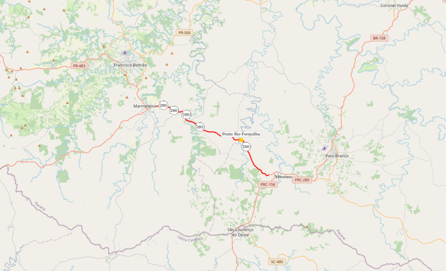 Obras de Conservação da ponte sobre o Rio Forquilha na PRC-280