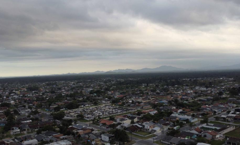 Imagens aéreas de Guaratuba