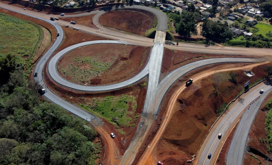 Perimetral Leste de Foz do Iguaçu chega a 39,33% de conclusão