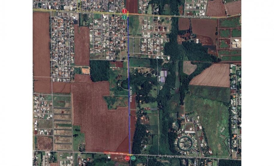 Perimetral Leste: avenida de Foz do Iguaçu terá operação pare-e-siga na semana que vem