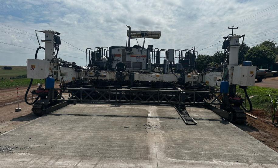 OBRA DA RODOVIA entre Goioerê e Quarto Centenário