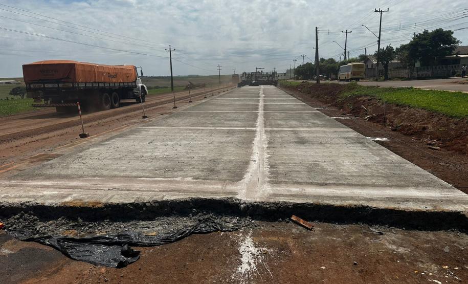OBRA DA RODOVIA entre Goioerê e Quarto Centenário