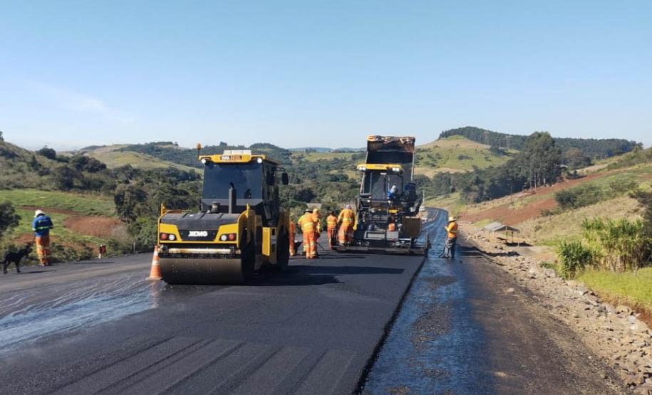 Pavimentação entre Pitanga e Mato Rico