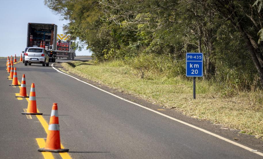 Melhorias na rodovia PR-435 trazem mais segurança para Ibaiti e Congonhinhas