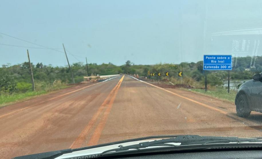 Obras na Ponte entre São João do Ivaí e São Pedro do Ivaí