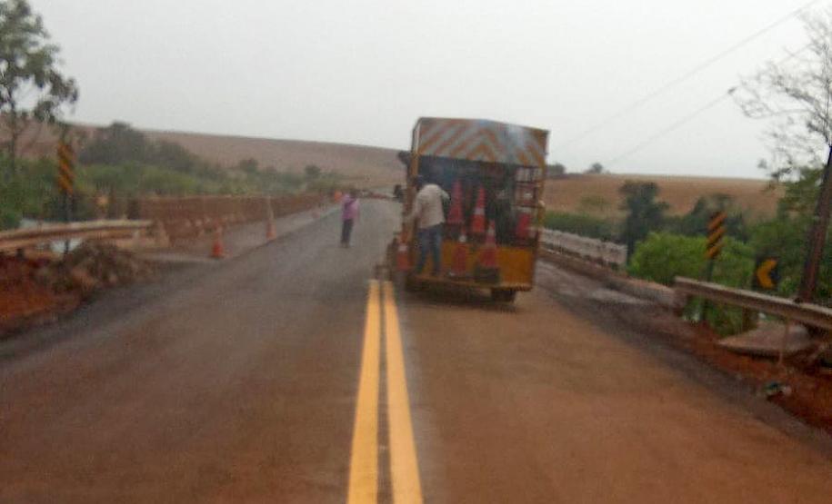 Obras na Ponte entre São João do Ivaí e São Pedro do Ivaí