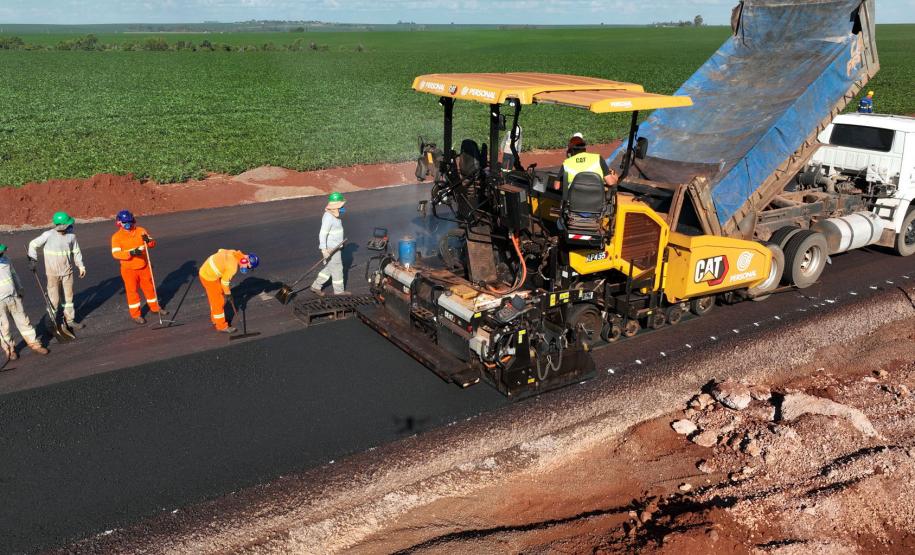 Obras do contorno viário de Palotina