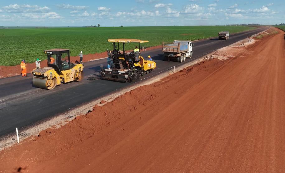 Obras do contorno viário de Palotina