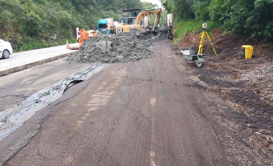 Restauração em concreto da PRC-280