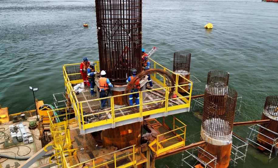 Obras da Ponte de Guaratuba