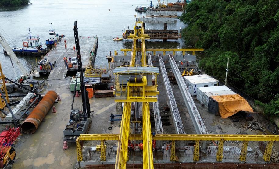 Obras da Ponte de Guaratuba