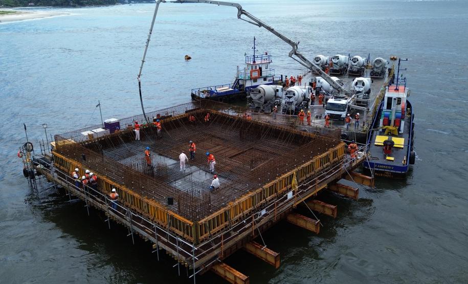 Obras da Ponte de Guaratuba