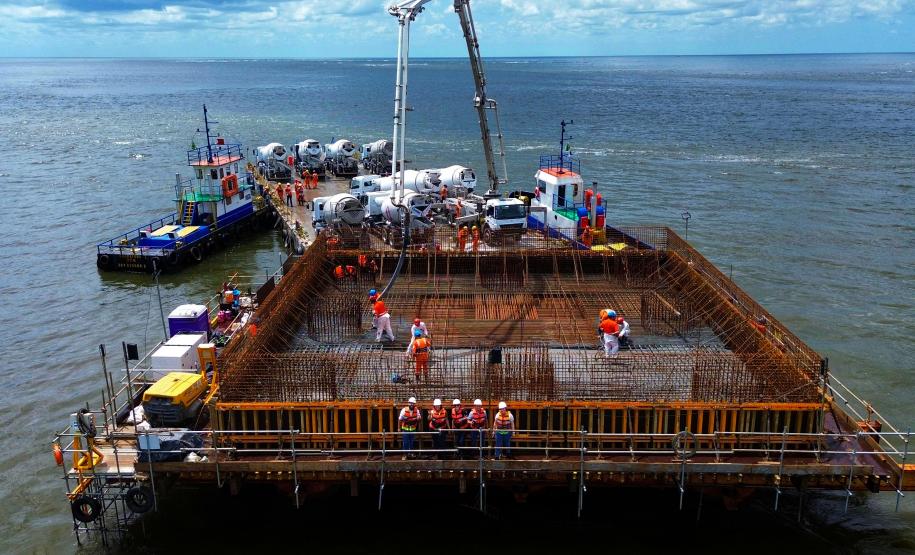 Obras da Ponte de Guaratuba