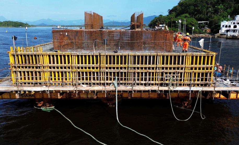Obras da Ponte de Guaratuba