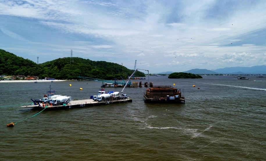 Obras da Ponte de Guaratuba