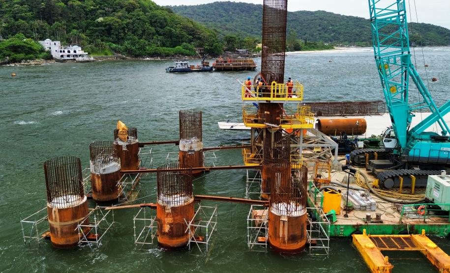 Obras da Ponte de Guaratuba