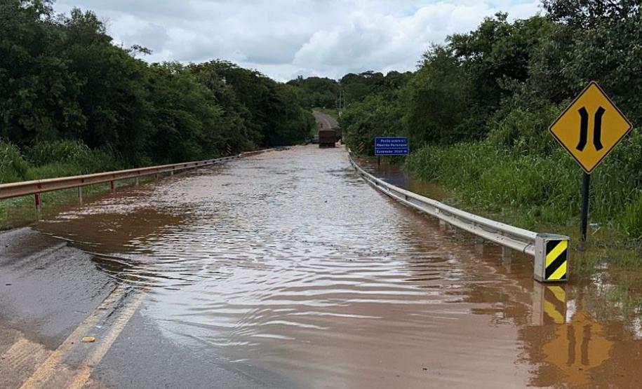 DER/PR divulga condições de rodovias estaduais após as chuvas. PR-559 - Paranavaí