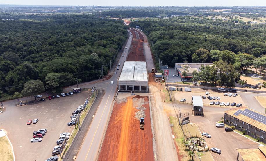 Obras de duplicação da Rodovia das Cataratas