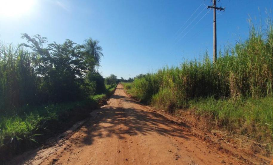 estrada entre Marilena e Porto Maringá