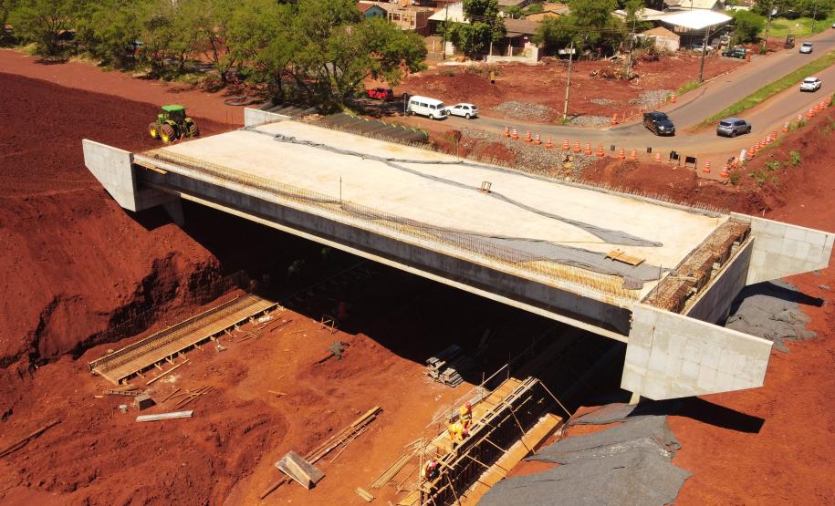 Obras na Perimetral Leste de Foz do Iguaçu