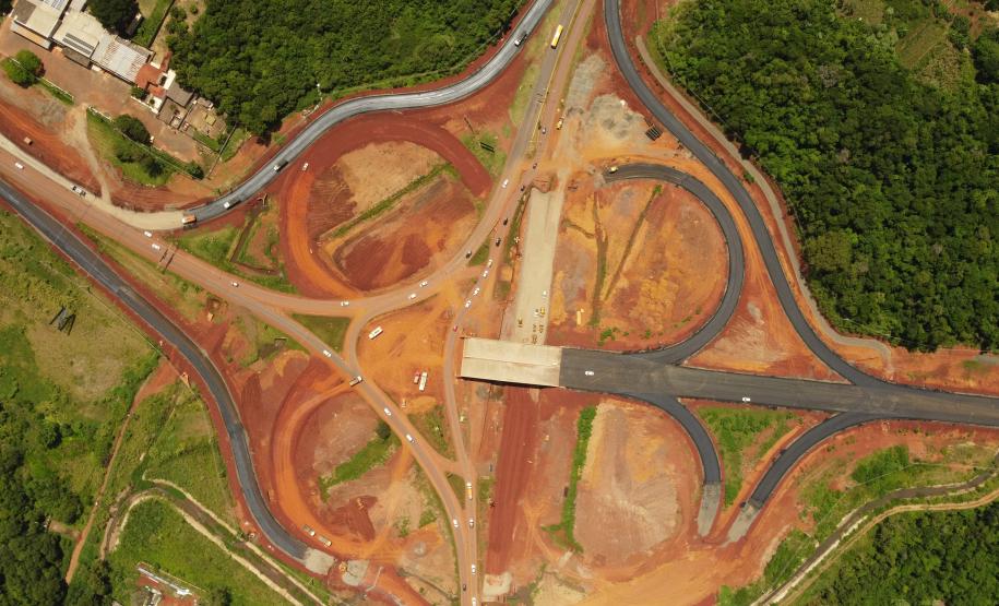 Obras na Perimetral Leste de Foz do Iguaçu