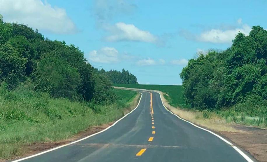 PR-459 entre Reserva do Iguaçu e Pinhão