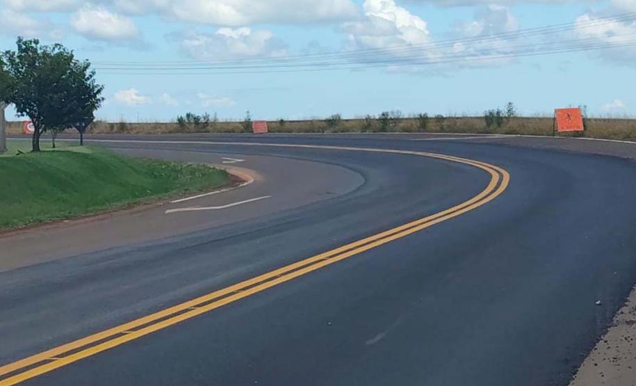 PR-459 entre Reserva do Iguaçu e Pinhão