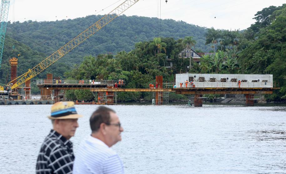 Obras da Ponte de Guaratuba