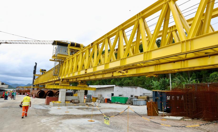 Obras ponte de Guaratuba