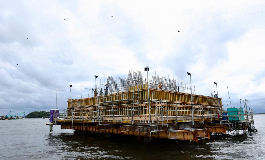 Obras ponte de guaratuba