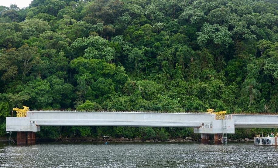 Obras ponte de Guaratuba
