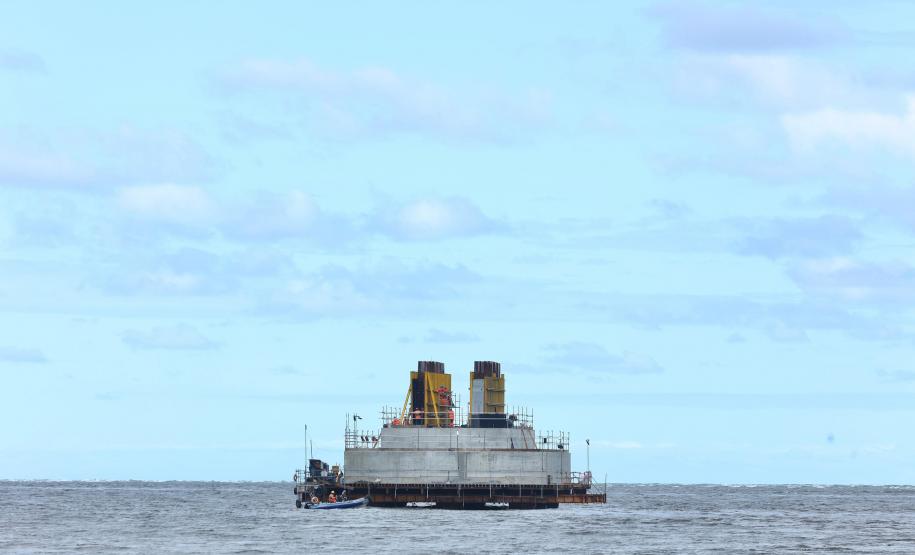 Obras ponte de Guaratuba