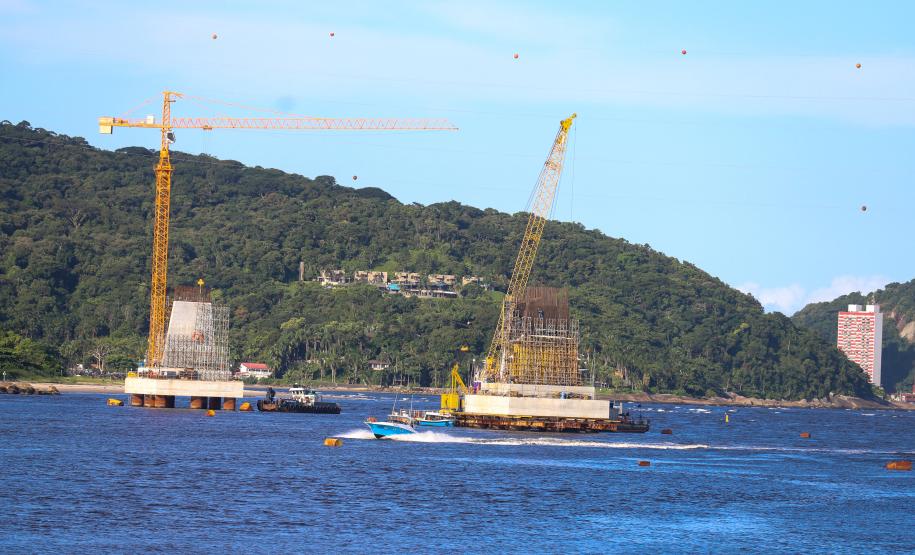 Obras da Ponte de Guaratuba
