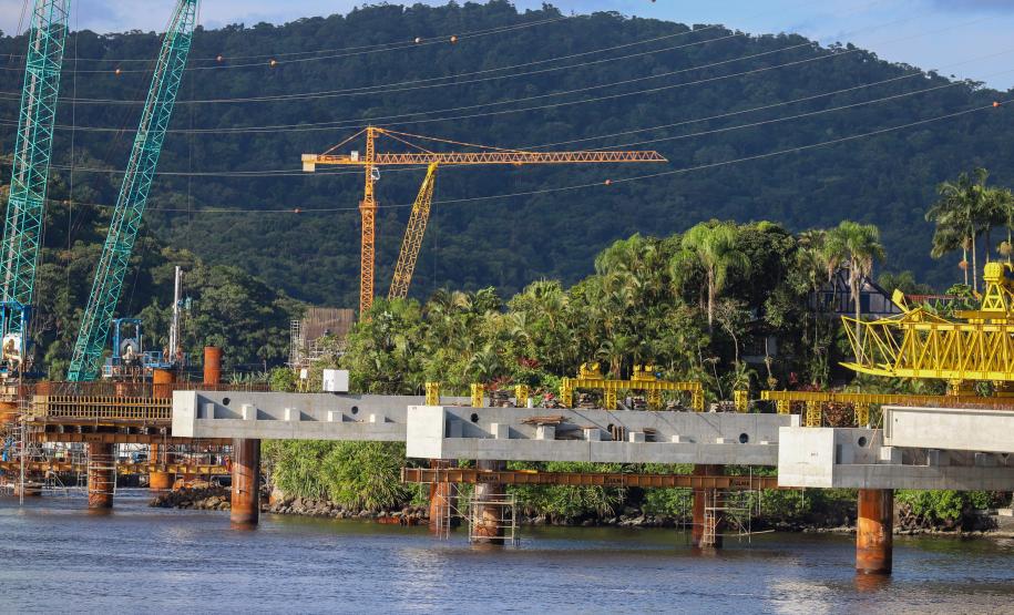 Obras da Ponte de Guaratuba