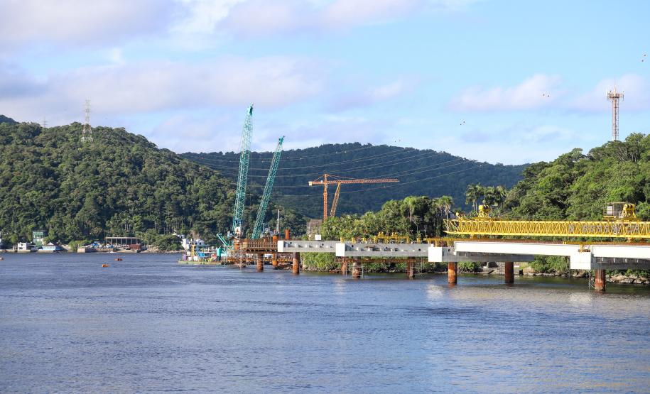 Obras da Ponte de Guaratuba