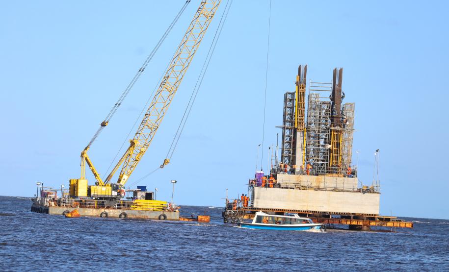 Obras da Ponte de Guaratuba