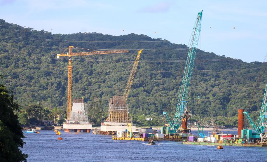 Obras da Ponte de Guaratuba