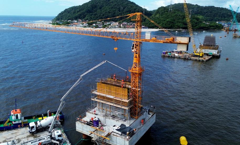 Obras da Ponte de Guaratuba