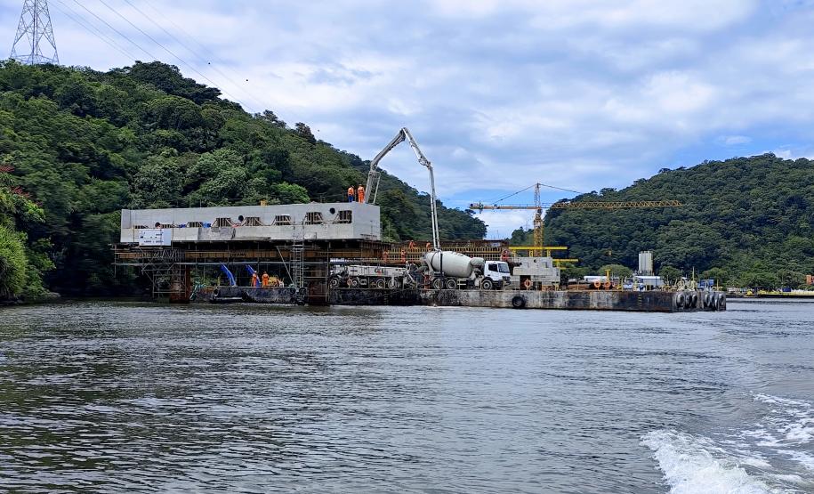 Obras da Ponte de Guaratuba