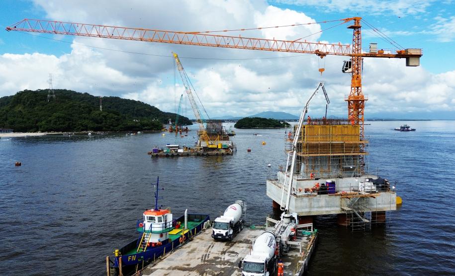 Obras da Ponte de Guaratuba
