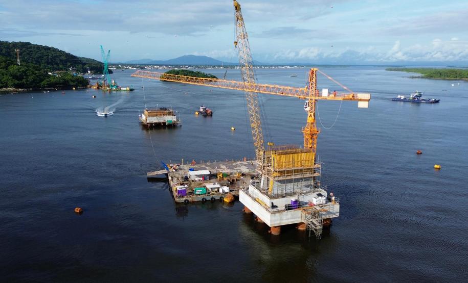 Obras da Ponte de Guaratuba