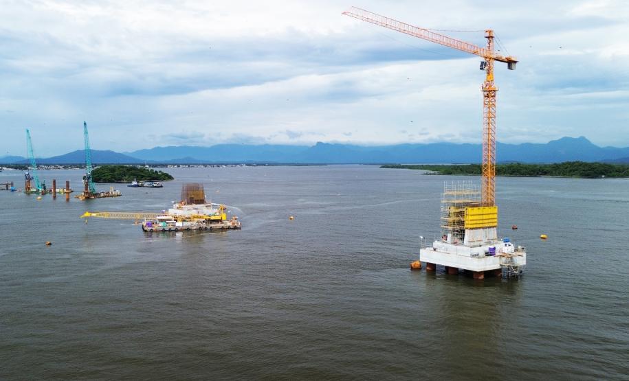Obras da Ponte de Guaratuba
