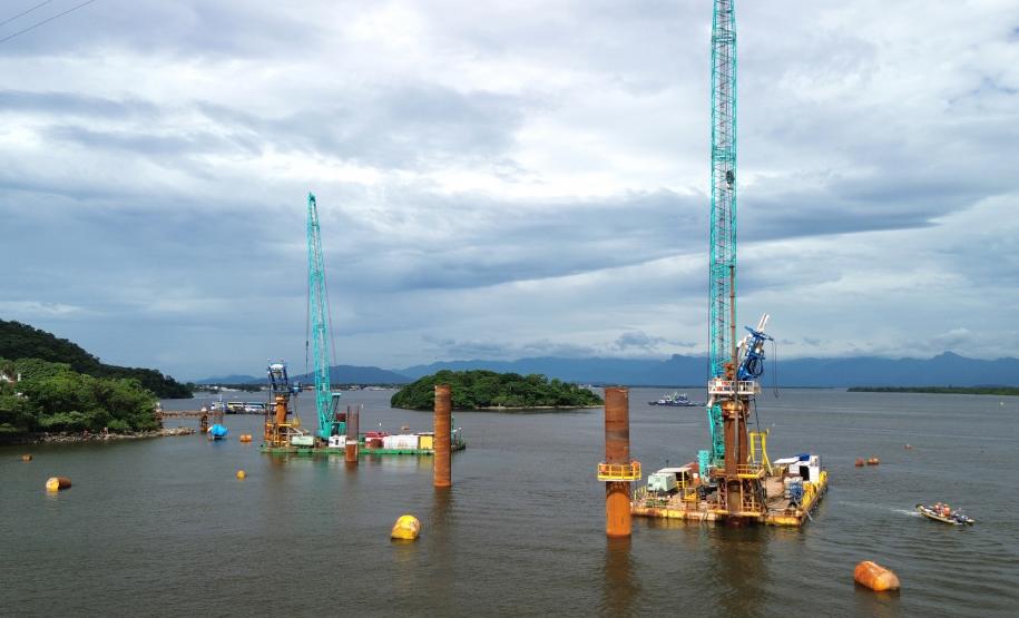 Obras da Ponte de Guaratuba
