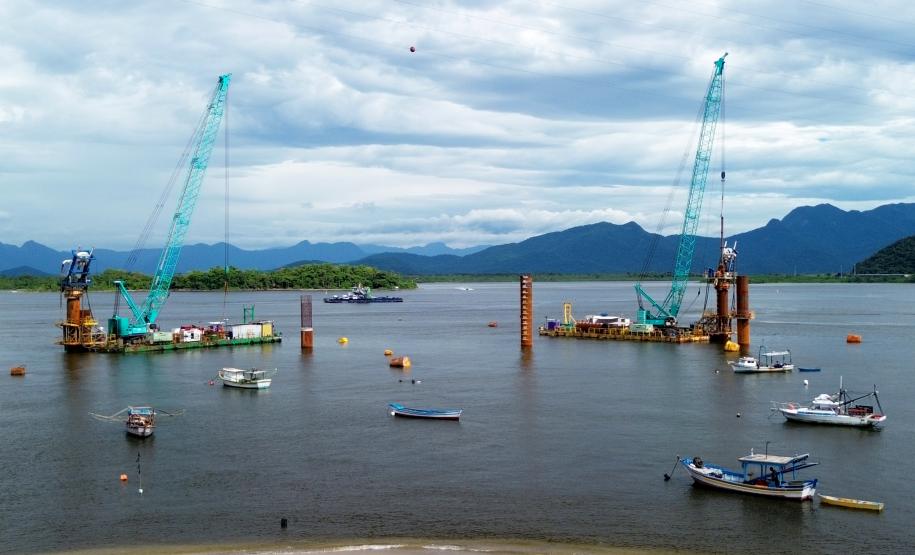 Obras da Ponte de Guaratuba