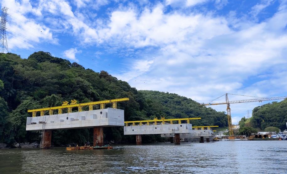 Obras da Ponte de Guaratuba