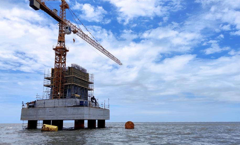 Obras da Ponte de Guaratuba