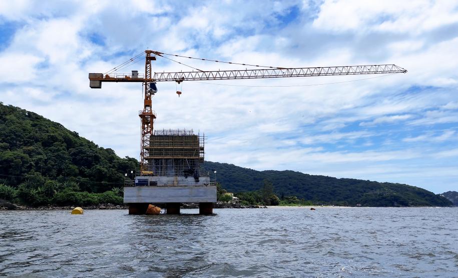 Obras da Ponte de Guaratuba
