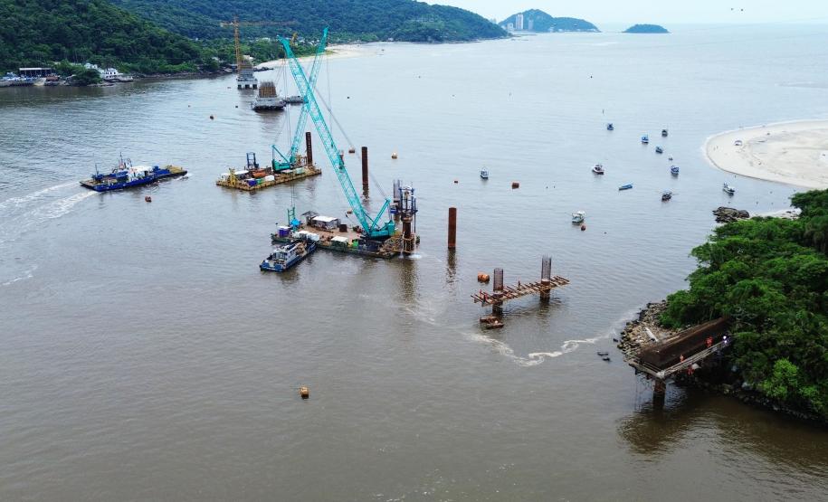 Obras da Ponte de Guaratuba